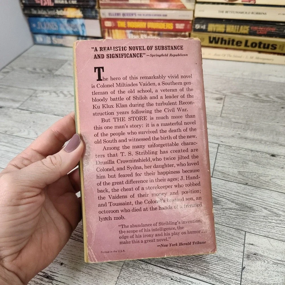 THE STORE by T.S. Stribling Rare 1960s Avon V2046 Paperback Southern Lit Classic